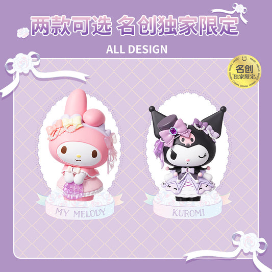 Sanrio Characters My Melody Kuromi Rose Party Figures