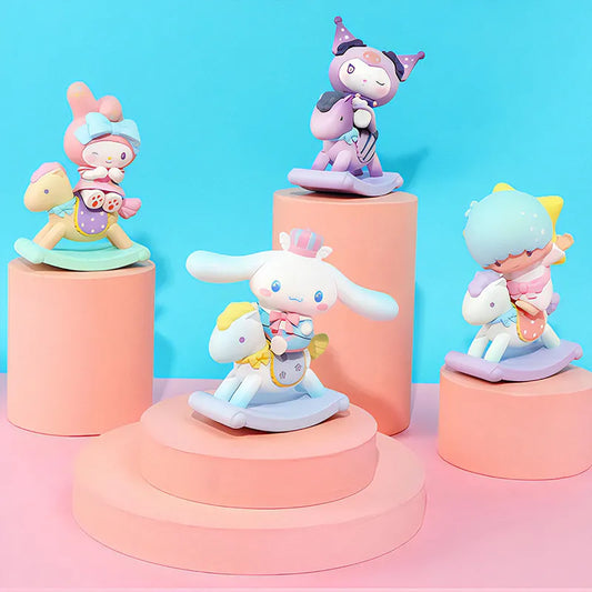 Sanrio Characters Childlike Heart Rocking Horse Series Blind Box