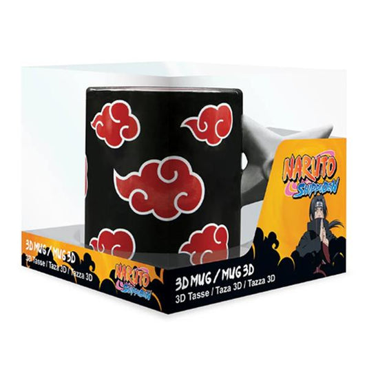 NARUTO SHIPPUDEN - SHURIKEN AKATSUKI 3D HANDLE MUG