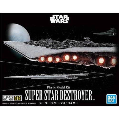 016 SUPER STAR DESTROYER "STAR WARS" BANDAI STAR WARS VEHICLE MODEL