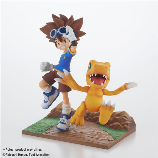 DIGIMON ADVENTURE DXF ADVENTURE ARCHIVES TAICHI & AGUMON FIGURE
