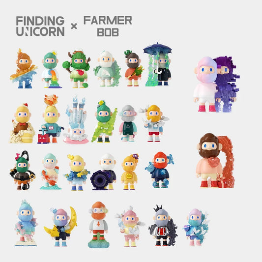 FARMER BOB Next Generation Pixel Universe Series Blind Box by Finding Unicorn