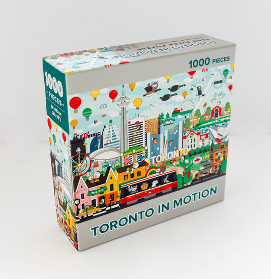 1000 pieces Toronto in Motion Jigsaw Puzzle - Arcadia Puzzles - 1