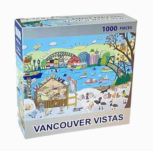 1000 pieces Vancouver Vistas Jigsaw Puzzle - Arcadia Puzzles - 1