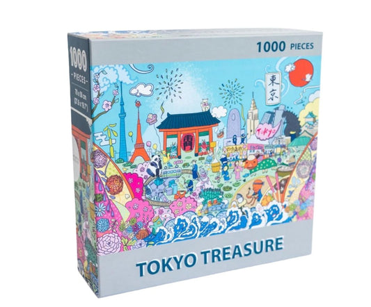 1000 pieces Tokyo Treasure Jigsaw Puzzle - Arcadia Puzzles - 1