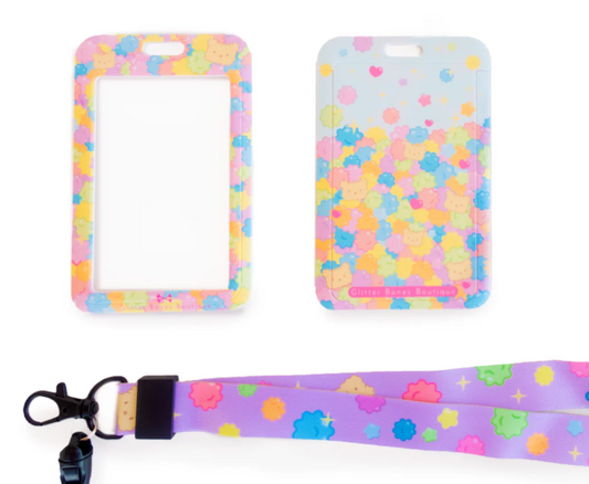 Cafe Osito Donut & Sprinkles Lanyard and ID Card Case - 1