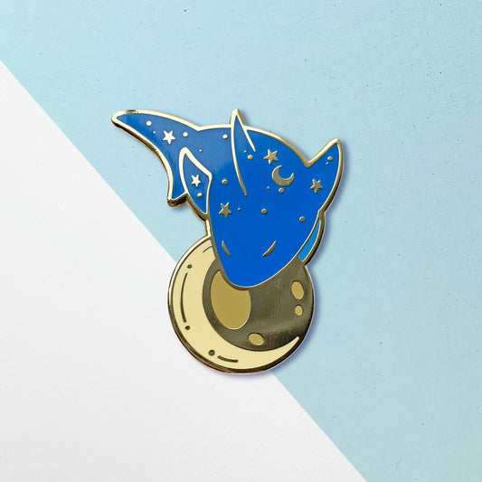 Underwater Skies Shark Enamel Pin - 1