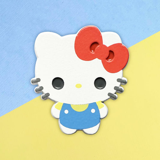 Kawaii Bow Kitty Enamel Pin - 1