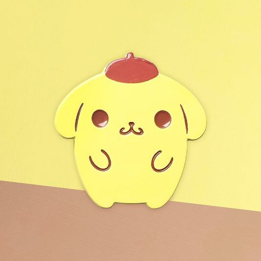 Kawaii Pompomdog Enamel Pin - 1