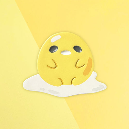 Gude Lazy Egg Enamel Pin - 1