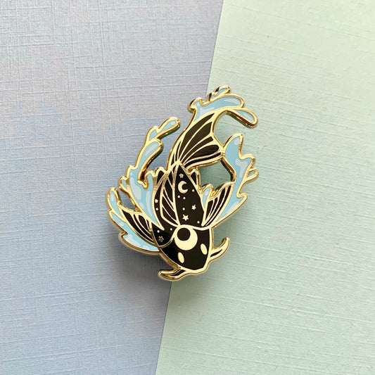 Underwater Skies Koi Enamel Pin - 1