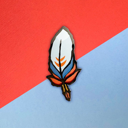 Valoo Feather Enamel Pin - 1