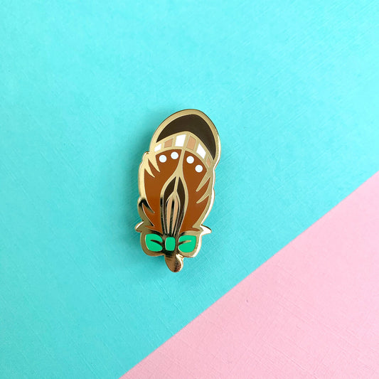 Blathers Feather Enamel Pin - 1