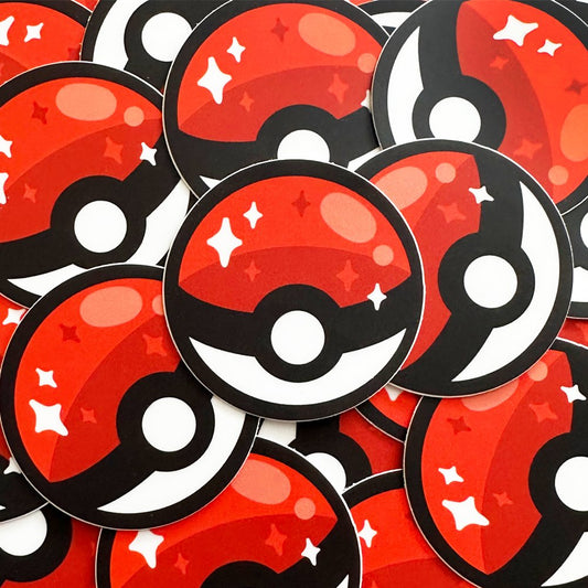 Pokeball Vinyl Sticker - 1