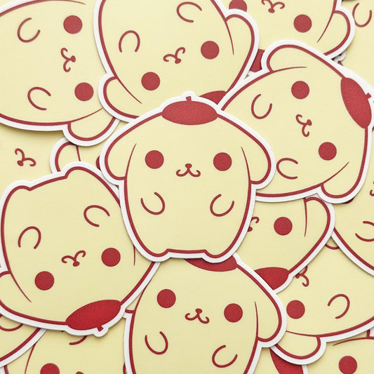 Kawaii Pompomdog Vinyl Sticker - 1