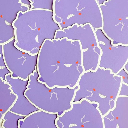 Gengar Vinyl Sticker - 1