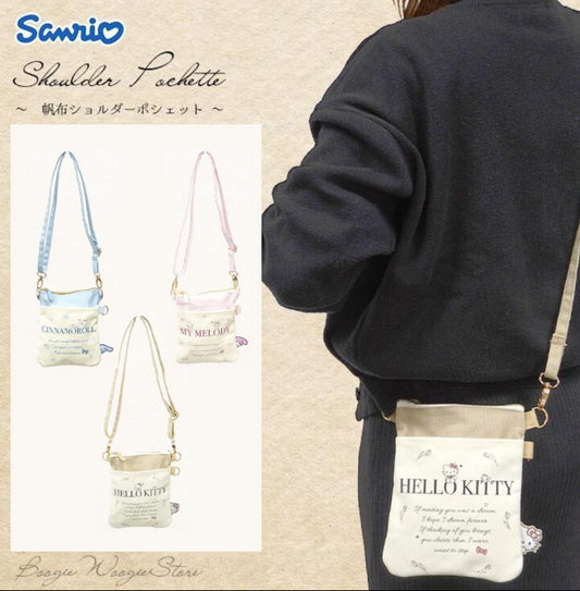 SANRIO Cross Bag Canvas (Japan Edition) Success - 1
