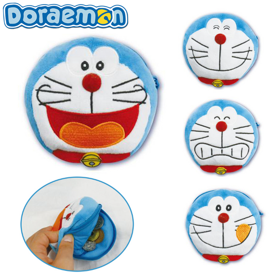 DORAEMON Head Plush Pouch (Japan Edition) - 1