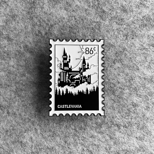 Castlevania Stamp-Series Enamel Pin – Vampires, Castles & Gothic Gaming Collectible 🦇🏰