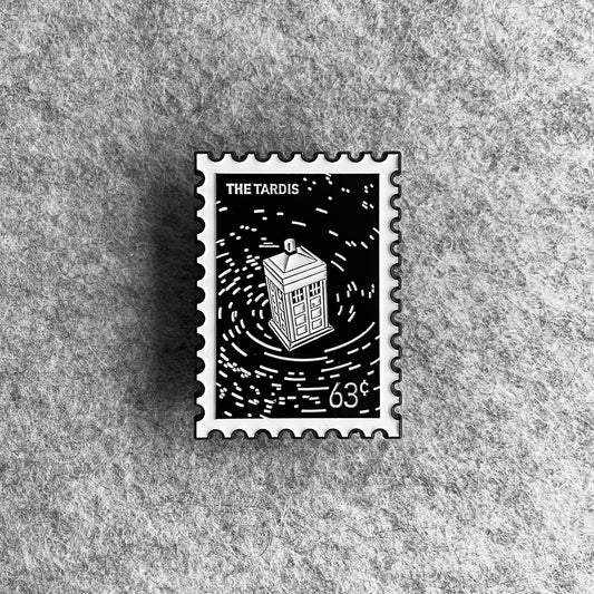 TARDIS Police Box Enamel Pin – Travel Through Time & Space 🚪✨