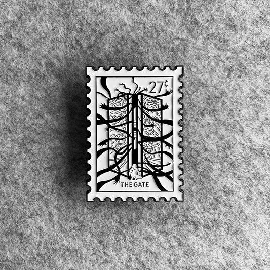 Fullmetal Alchemist Stamp-Inspired Enamel Pin – Alchemy & Power of the Gate