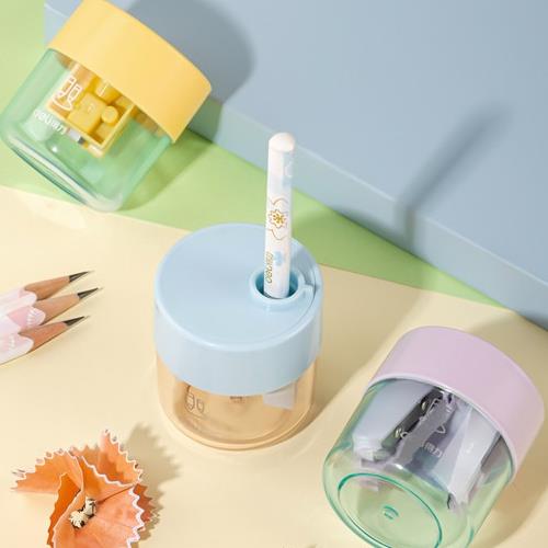 DELI TWO TONE PASTEL PENCIL SHARPENER