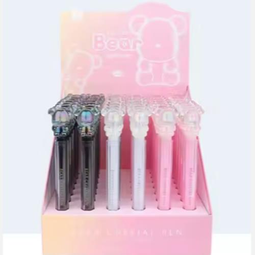 CRYSTAL BEAR BRICK HOLOGRAM GEL PEN
