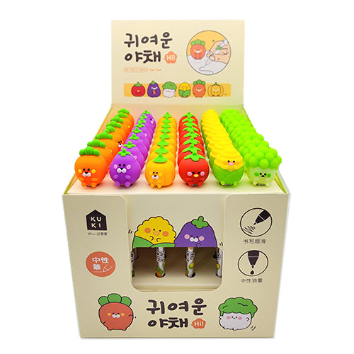 CUTE VEGETABLE FIGURE INK GEL PEN