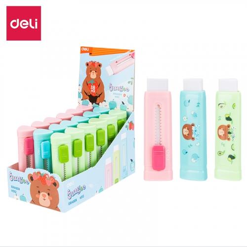 BEAR SLIDING TRIANGULAR ERASER