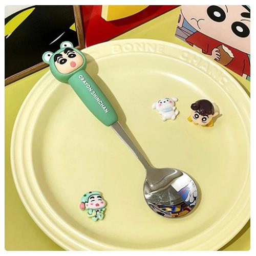 CRAYON SHIN CHAN FIGURE SPOON - GREEN