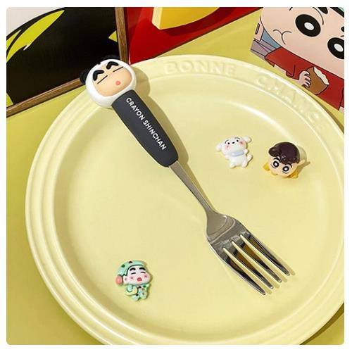 CRAYON SHIN CHAN FIGURE FORK - BLACK