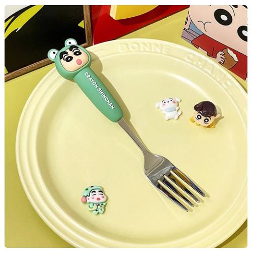 CRAYON SHIN CHAN FIGURE FORK - GREEN
