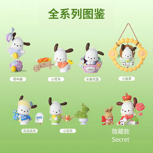 Sanrio Characters Pochacco Flower & Child Blind Box Series