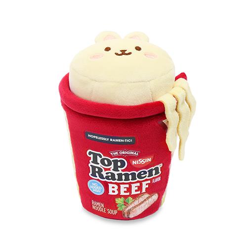 Anirollz - Top Ramen Cup Beef Bunniroll Plush Outfitz (Small)