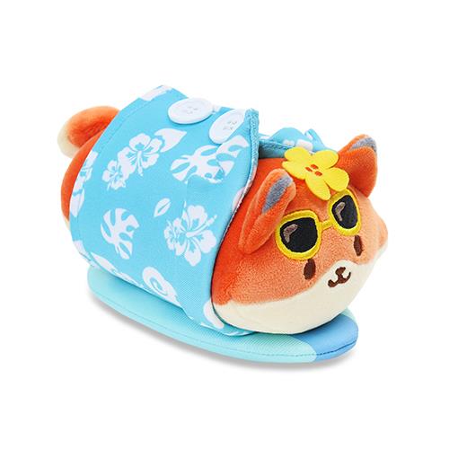 Anirollz - Aloha Blue Hawaiian Shirt Foxiroll Plush Outfitz (Small)