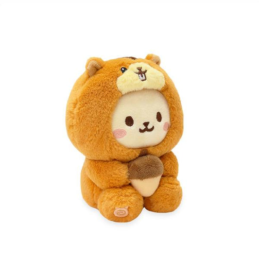 Anirollz - Squirrel Bunniroll Plush Sitting