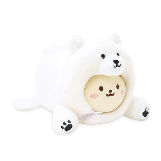 Anirollz - Winter Polar Bear Bunniroll Plush Outfitz (Small)