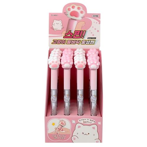 CAT PAW SPIN GEL PEN