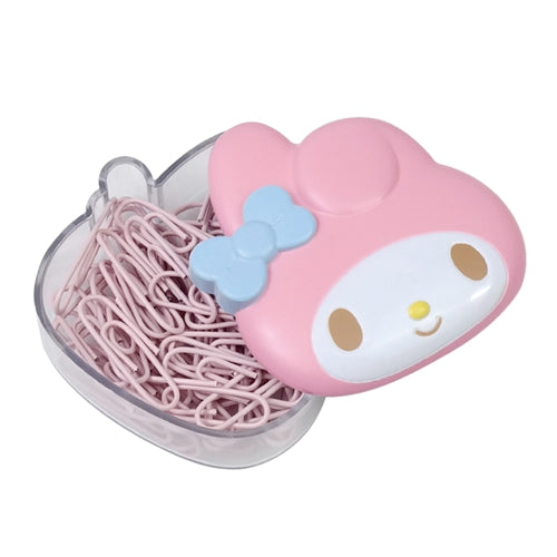 SANRIO COLOR CLIP WITH FACE CASE - MY MELODY