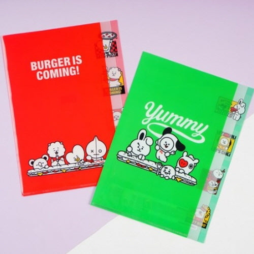 BT21 4-INDEX FILE/FOLDER GREEN