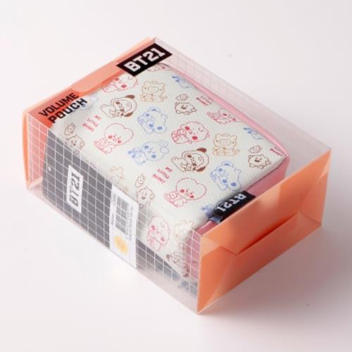 BT21 VOLUME POUCH - SALMON