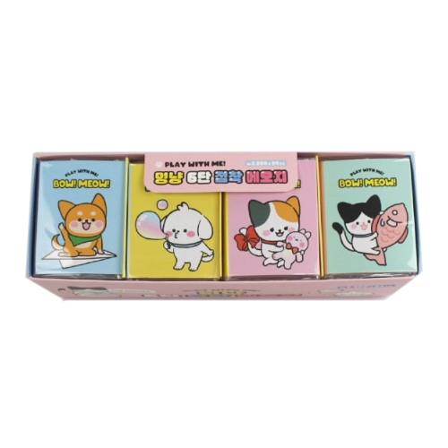 BOW MEOW 6-SIDED MEMO STICKY NOTE