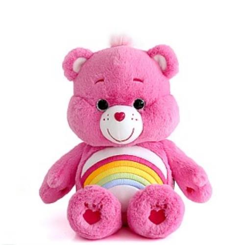 CARE BEARS PLUSH 27CM - PINK CHEER BEAR