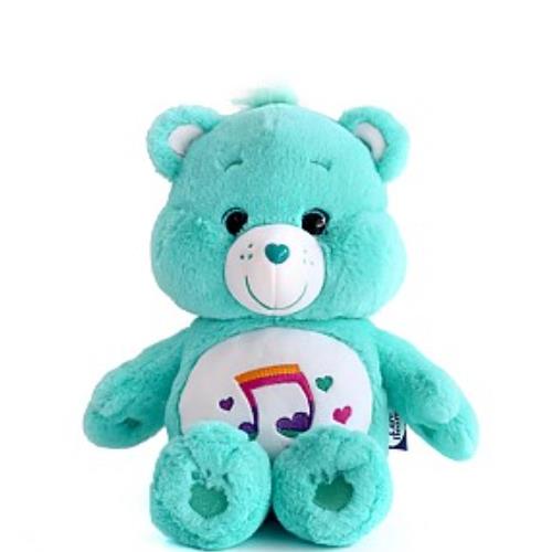 CARE BEARS PLUSH 27CM - MINT HEART SONG BEAR