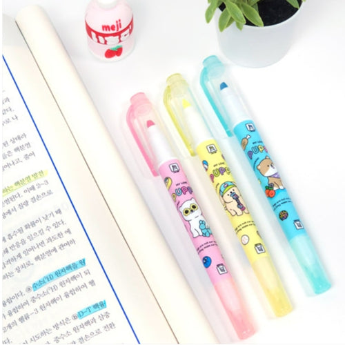 CUTIE ERASABLE HIGHLIGHTER 3-COLOR SET