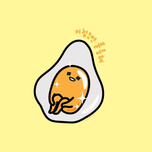 GUDETAMA HOME DECO BIG STICKER 3
