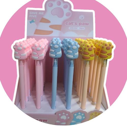 CAT PAW LONG LASTING PENCIL & GEL PEN