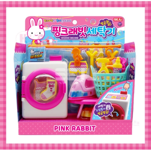 PINK RABBIT WASHING MACHINE