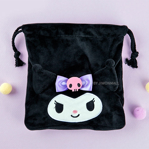 KUROMI DRAWSTRING BAG 19CM X 19CM