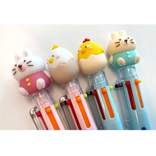 CUTE FIGURE 6 COLOR BALLPOINT PEN